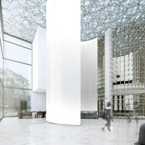 现代酒店休息区